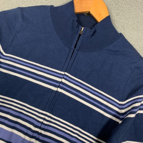 Free People Movement It's Cold Outside Playsuit Women's Medium Navy Striped Knit - Picture 3 of 9